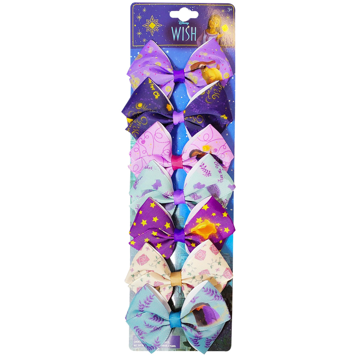 LUV HER Disney Wish Kids Hair Bows set arranged neatly