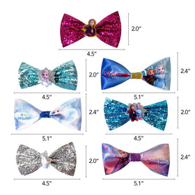 LUV HER Frozen 2 Hair Bow Set with child playing