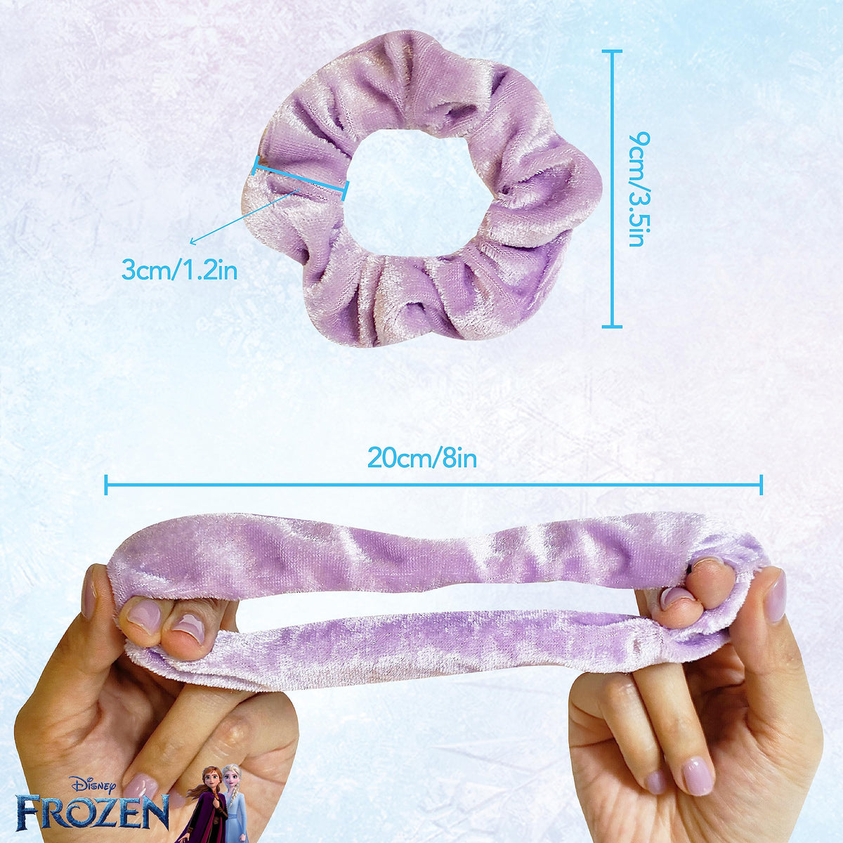 LUV HER Frozen Hair Accessory Set displayed with a light background