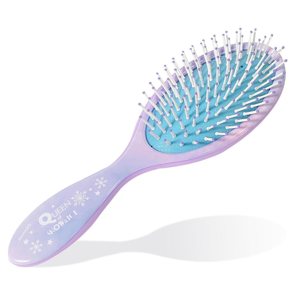 LUV HER Frozen Hairbrush featuring Elsa portrait on the back