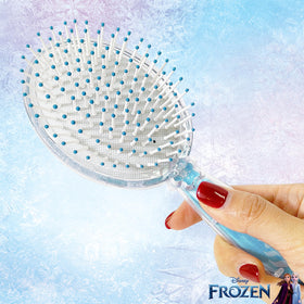 LUV HER Frozen II Hair Brush displayed with other hair accessories