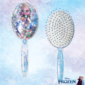 LUV HER Frozen II Hair Brush on a colourful background