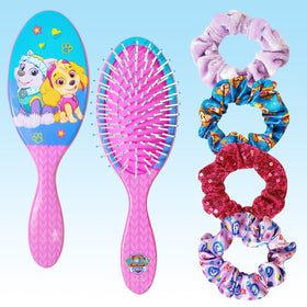 LUV HER Paw Patrol 9 inch detangling hair brush front view
