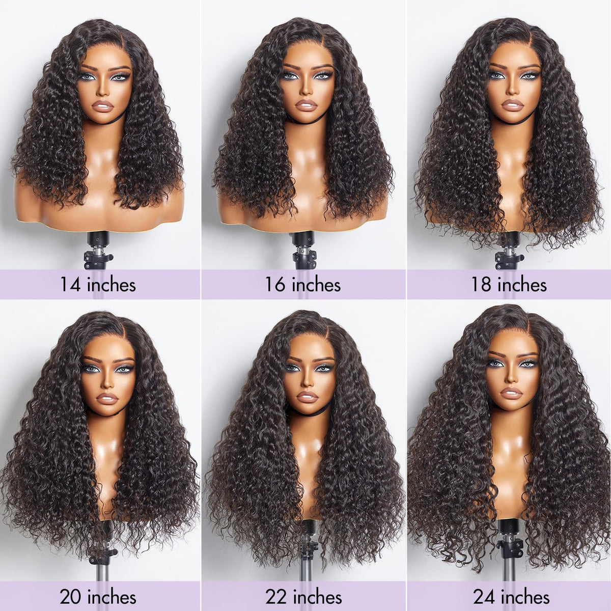 LUVME HAIR 14 Inch Curly Wig styling options