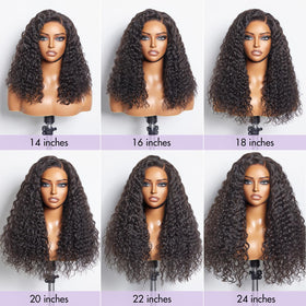 LUVME HAIR 14 Inch Curly Wig styling options