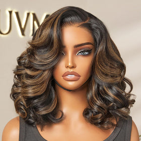 LUVME HAIR 16-inch loose wave glueless wig front view