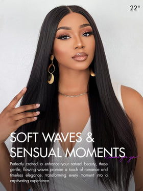 LUVME HAIR 20'' Straight Lace Front Wig back view
