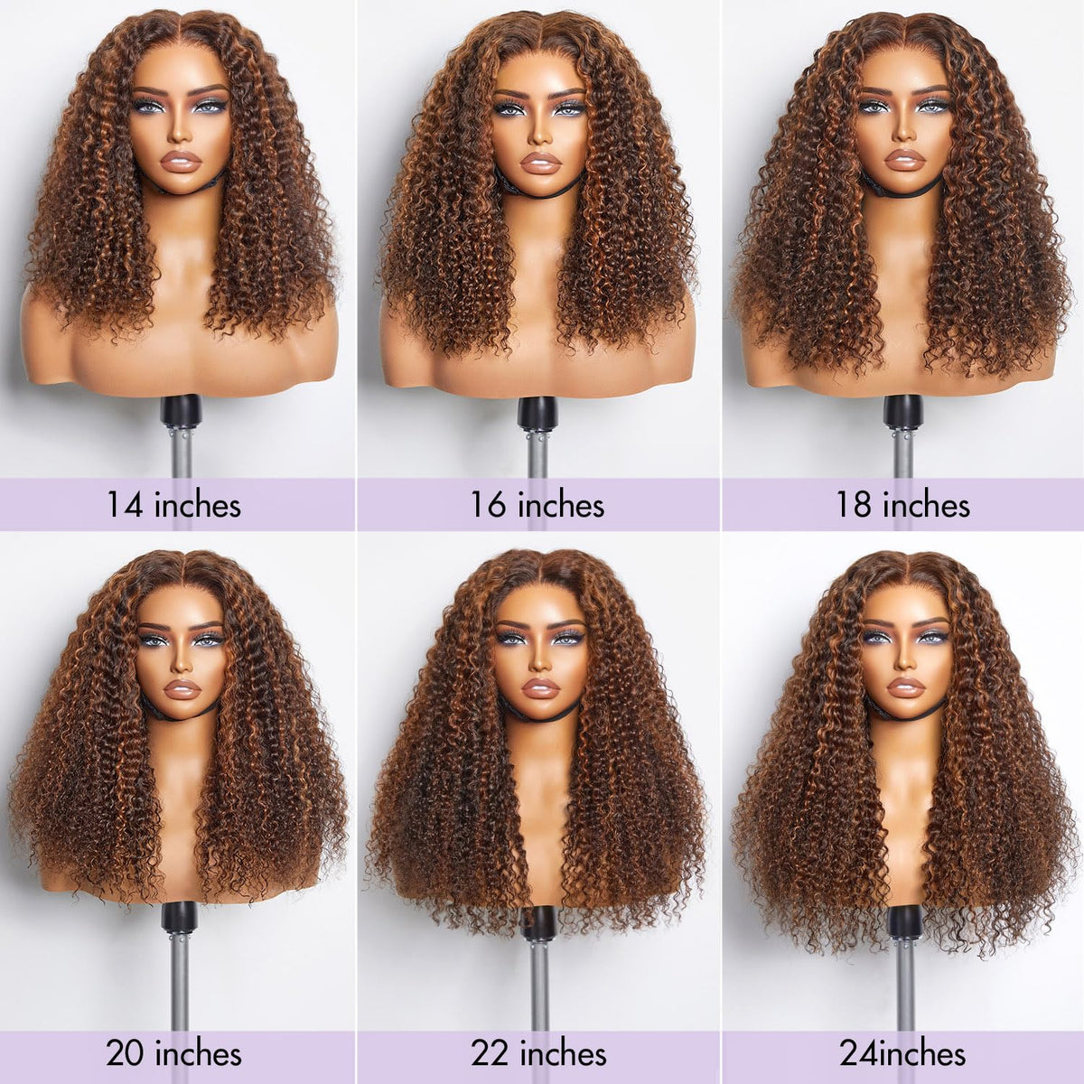 LUVME HAIR 22 Inch Deep Wave Wig packaging