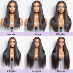 LUVME HAIR 22'' Straight Lace Front Wig on a mannequin