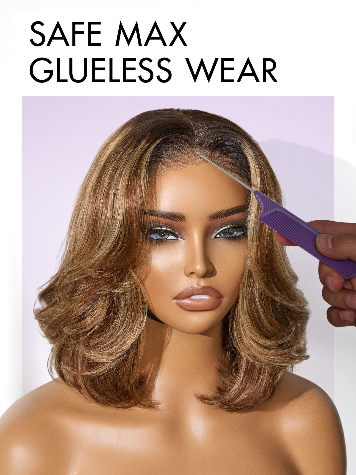 LUVME HAIR 5X5 Layer Cut Bob Wig packaging
