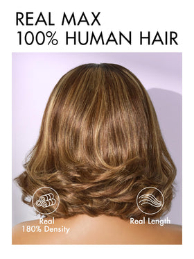 LUVME HAIR 5X5 Layer Cut Bob Wig styled with curls