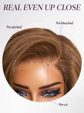 LUVME HAIR 6" Short Pixie Cut Wig with natural hairline
