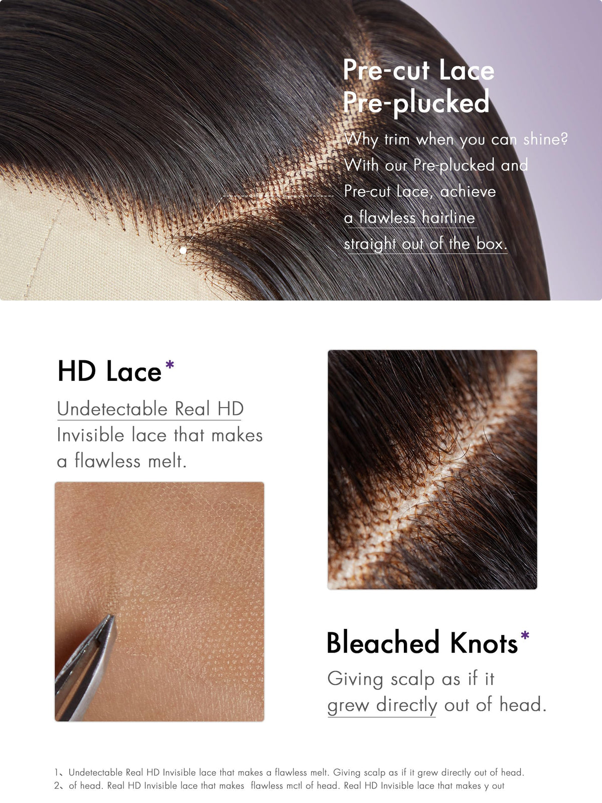 LUVME HAIR 8'' Blunt Cut Bob Wig back view showcasing full density