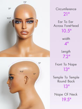 LUVME HAIR 8 Inch Blonde Highlight Curly Wig packaging