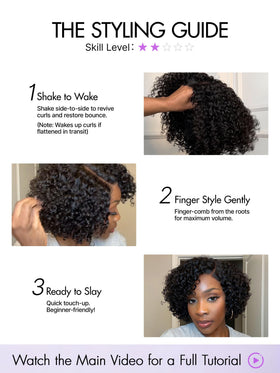 LUVME HAIR 8-inch wig packaging