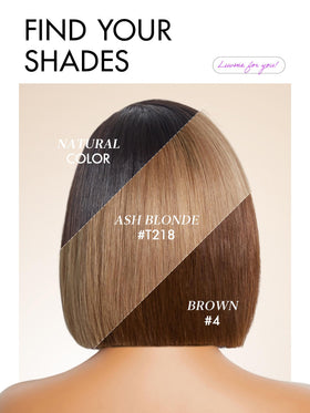 LUVME HAIR Ash Blonde Short Bob Wig in packaging