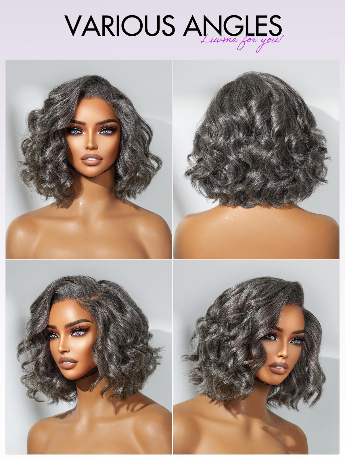LUVME HAIR Elegant Wig displayed with styling accessories