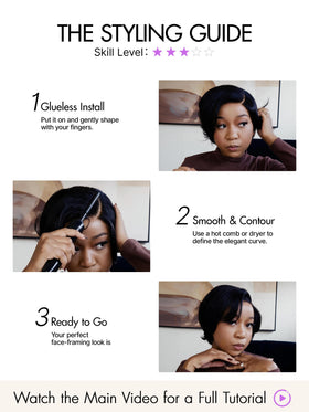 LUVME HAIR Layered Pixiecut Wig packaging