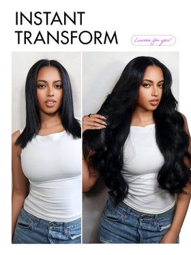LUVME HAIR Loose Body Wave 5x5 Lace Front Wig packaging