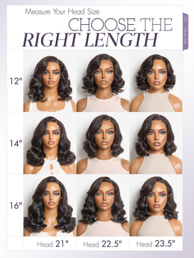 LUVME HAIR Loose Body Wave Wig close-up of HD lace