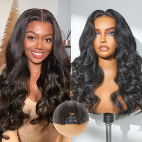LUVME HAIR Loose Body Wave Wig front view with natural waves
