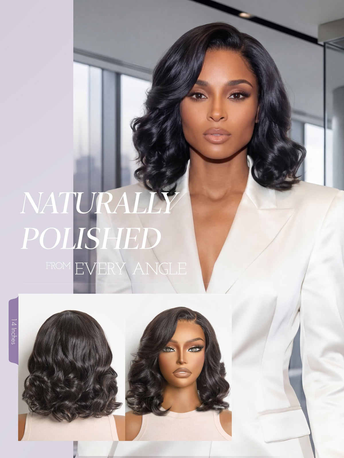 LUVME HAIR Loose Body Wave Wig packaging