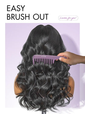 LUVME HAIR Loose Body Wave wig worn by model