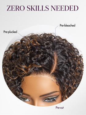 LUVME HAIR Pixie Cut Wig 6 Inch lifestyle shot outdoors