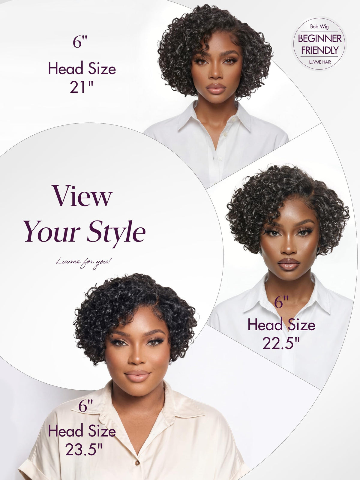 LUVME HAIR wig styled for everyday wear