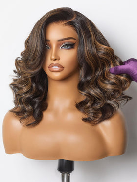 LUVME HAIR wig with side part and loose waves