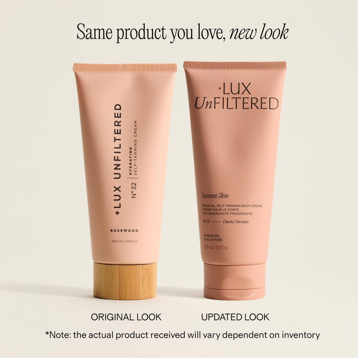 + Lux Unfiltered Summer Skin Gradual Self Tanner 240g back view