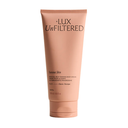 + Lux Unfiltered Summer Skin Gradual Self Tanner 240g front view