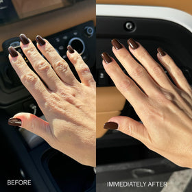 + Lux Unfiltered Summer Skin Gradual Self Tanner on skin