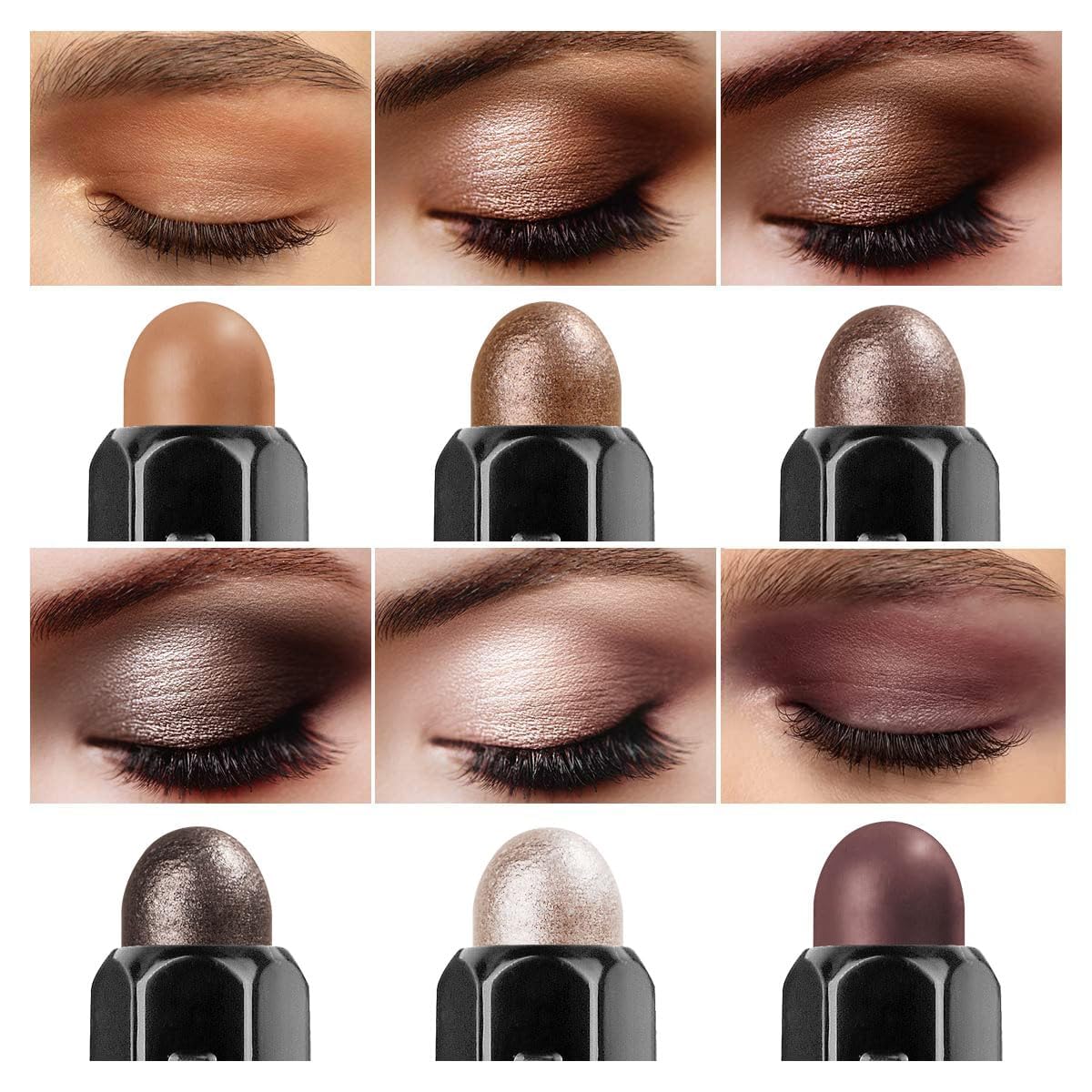 LUXAZA eyeshadow stick showing creamy texture