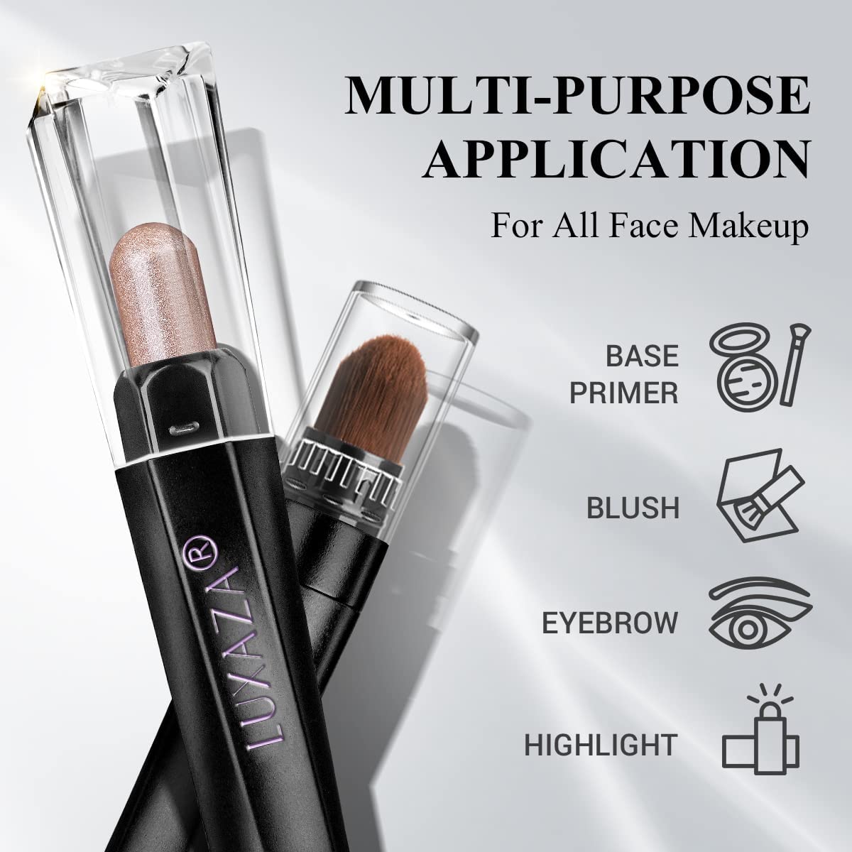 LUXAZA PRO Brown Eyeshadow Stick in various neutral shades