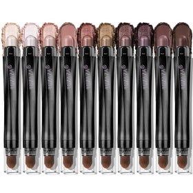 LUXAZA PRO Brown Eyeshadow Stick Makeup Set 10PCS packaging front view