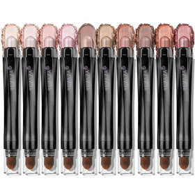 LUXAZA PRO Brown Eyeshadow Stick Set 10PCS front view
