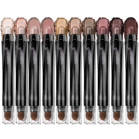 LUXAZA PRO Brown Eyeshadow Stick Set 10PCS packaging front view