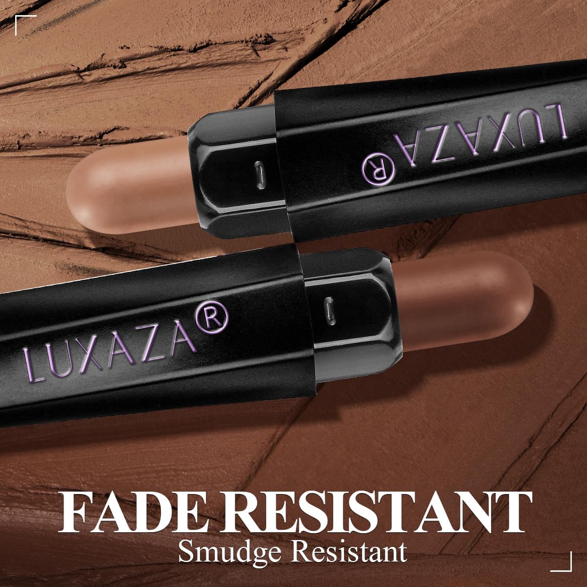 LUXAZA PRO Brown Eyeshadow Stick Set 6PCS packaging