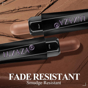 LUXAZA PRO Brown Eyeshadow Stick Set 6PCS packaging