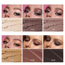 LUXAZA PRO Brown Eyeshadow Stick Set taupe mauve shades