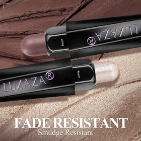 LUXAZA PRO Brown Eyeshadow Stick swatches on skin