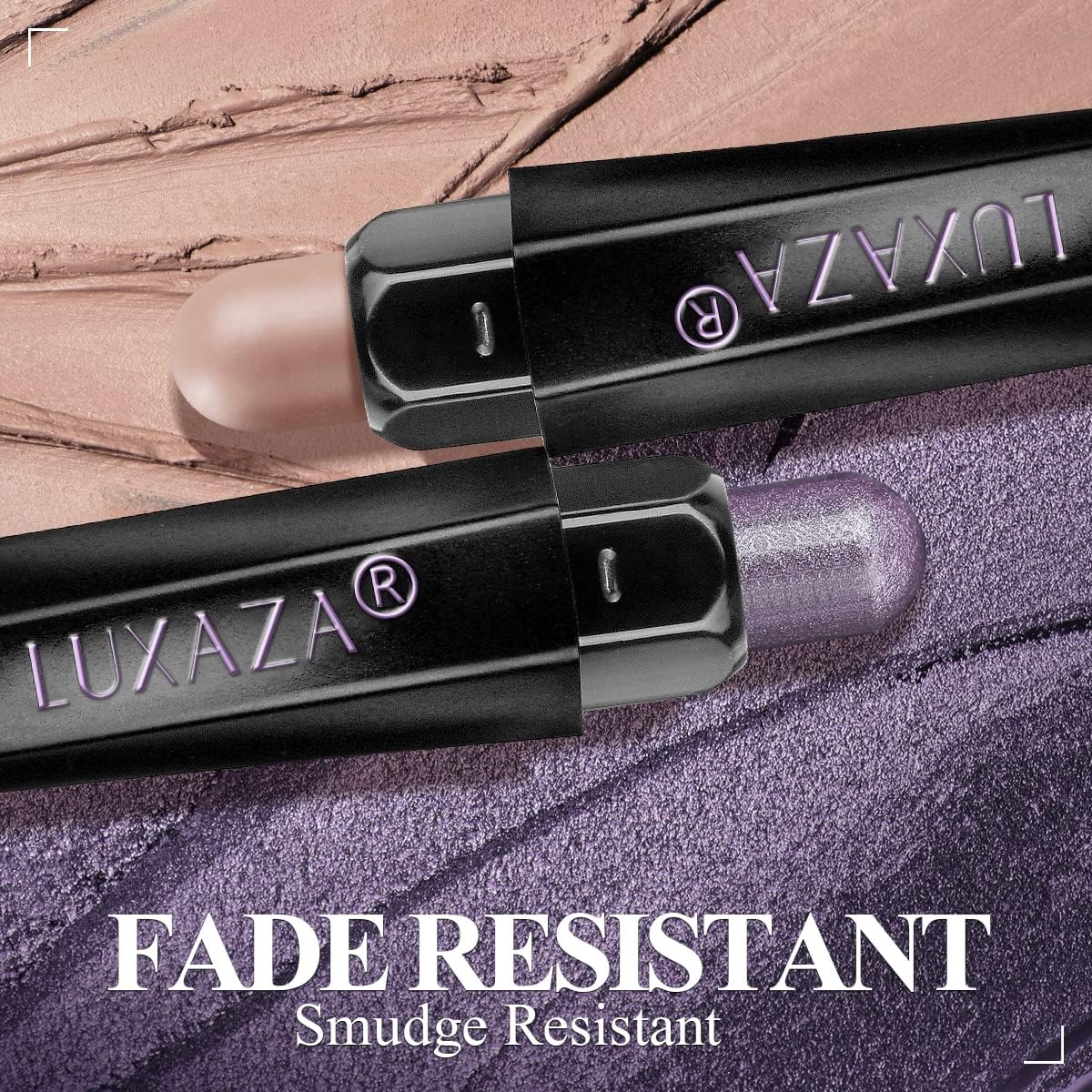 LUXAZA PRO eyeshadow set packaging with 10 sticks