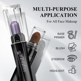 LUXAZA PRO eyeshadow stick applied on eyelid