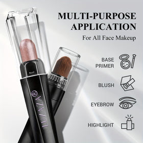 LUXAZA PRO eyeshadow stick set displayed on a vanity