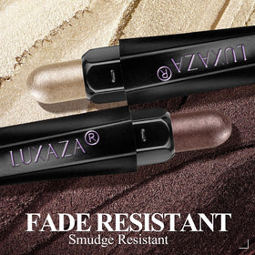 LUXAZA PRO eyeshadow stick showing smooth application