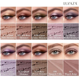 LUXAZA PRO eyeshadow sticks with built-in blending brush
