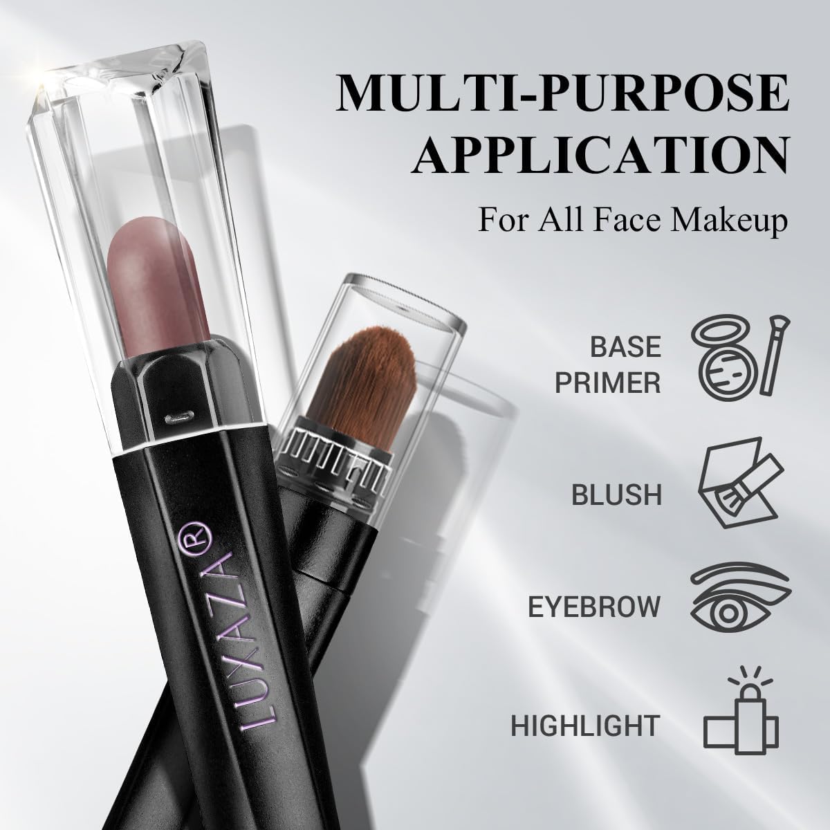 LUXAZA PRO Neutral Eyeshadow Stick application demonstration