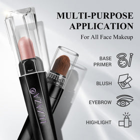 LUXAZA PRO Orange Eyeshadow Stick Set in hand showing texture
