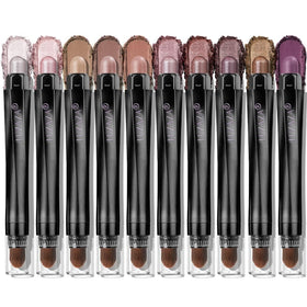 LUXAZA PRO Plum Eyeshadow Stick Set 10PCS with neutral shades
